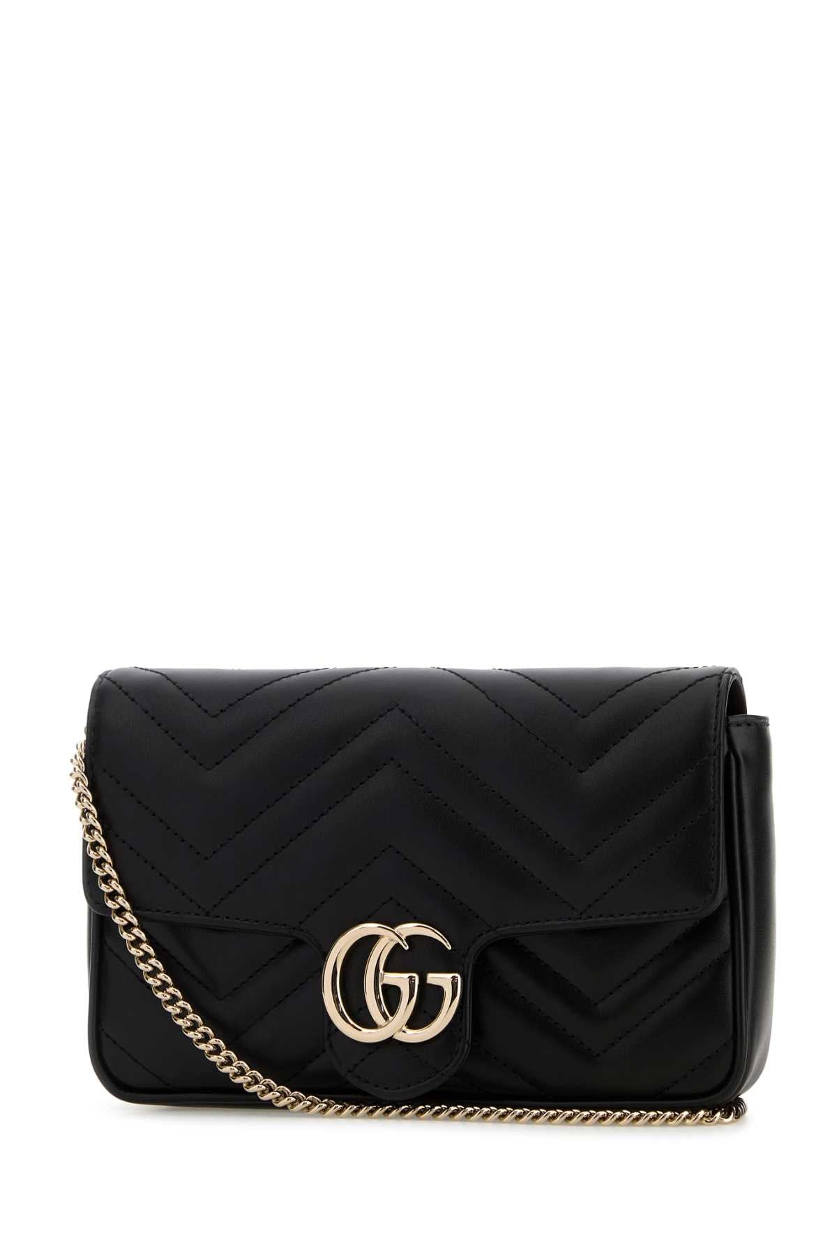 GUCCI WOMAN MINI BAG WITH REMOVABLE SHOULDER AND REMOVAB For Women Exterior: 100% Leather Lining: 100% Fabric Finishing: Platinum