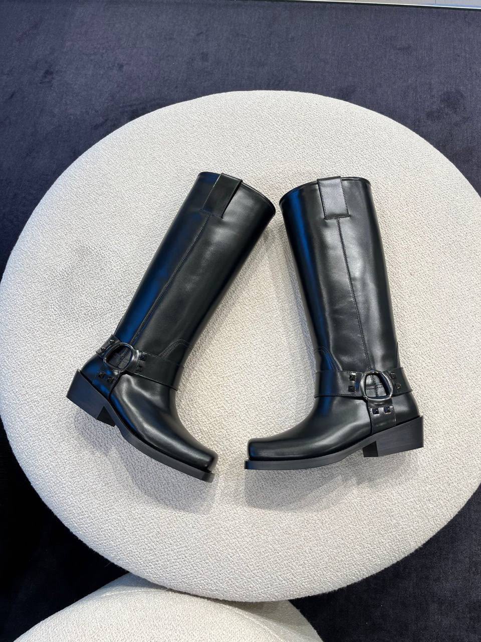 Rockstud Calfskin Boot