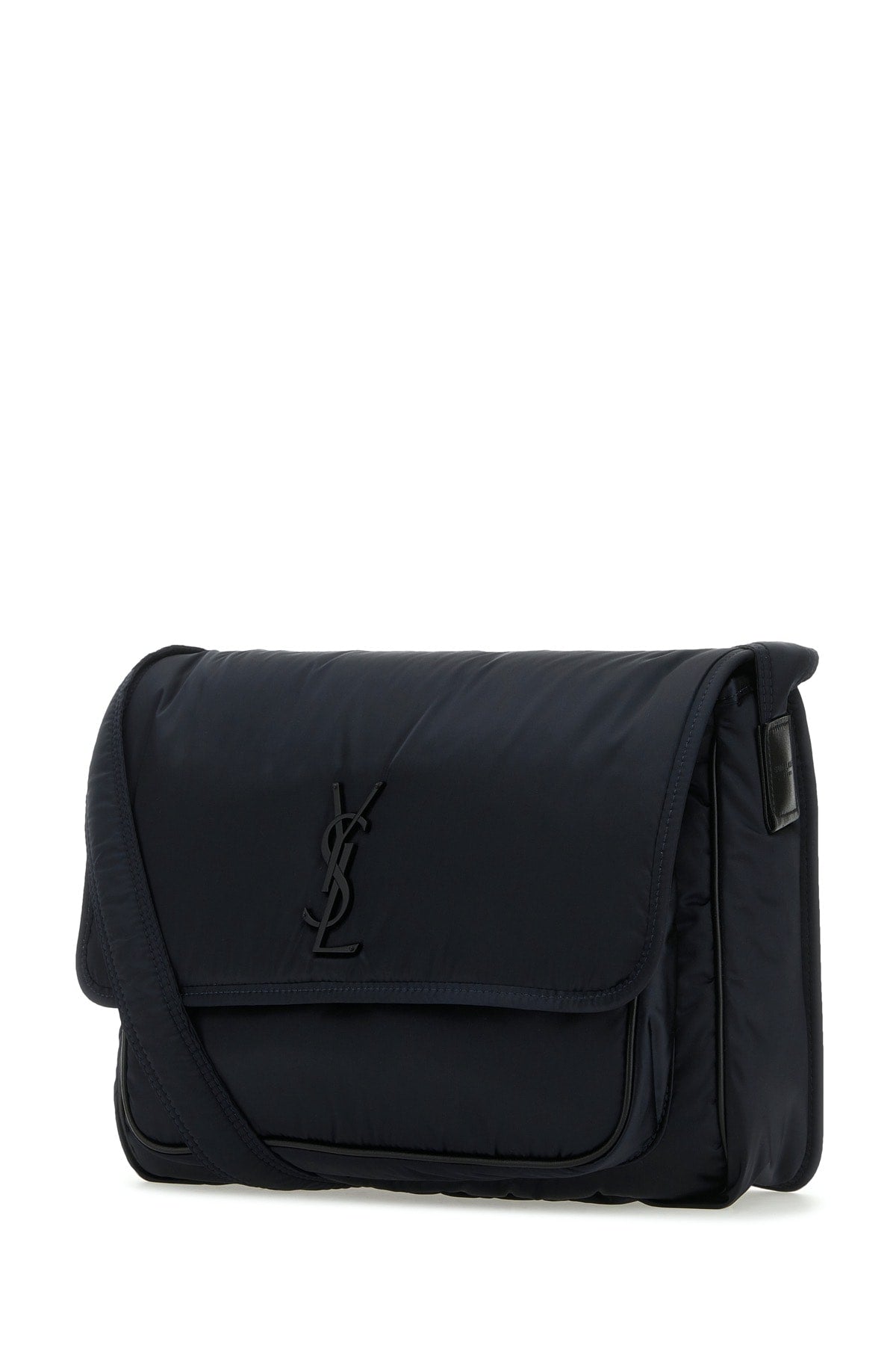 SAINT LAURENT BORSA For Men Exterior: 100% Nylon Lining: 100% Nylon Finishing: Enameled metal