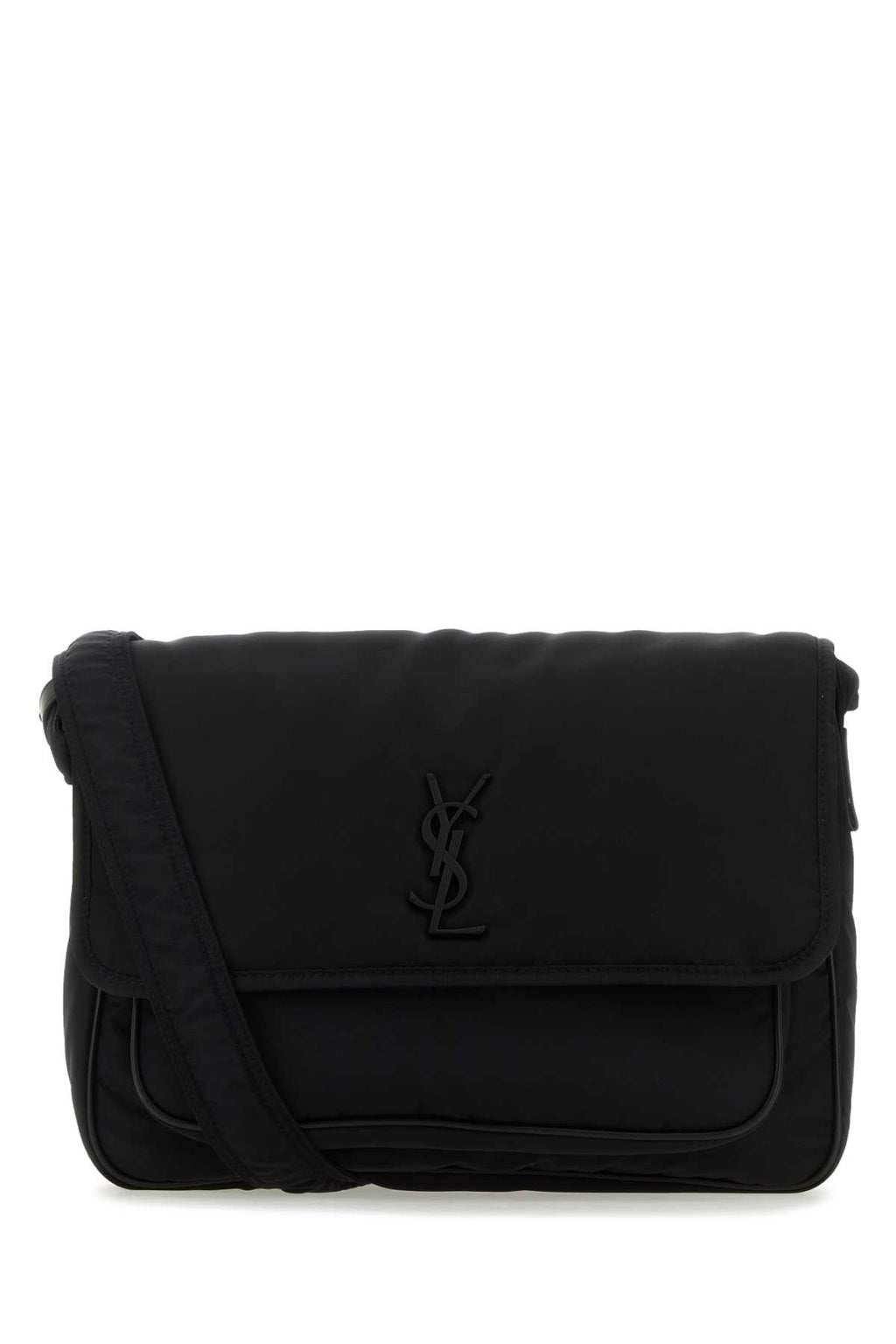 SAINT LAURENT YSL BV NIKI MESSANGE For Men Exterior: 100% Nylon Lining: 100% Nylon Finishing: Enameled metal