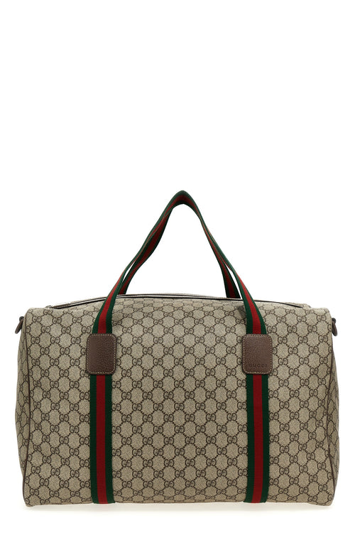 GUCCI 'GG Supreme' large travel bag For Men 68% cotton 32% polyurethane