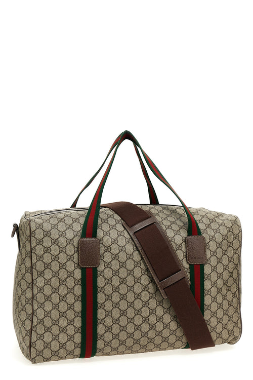 GUCCI 'GG Supreme' large travel bag For Men 68% cotton 32% polyurethane