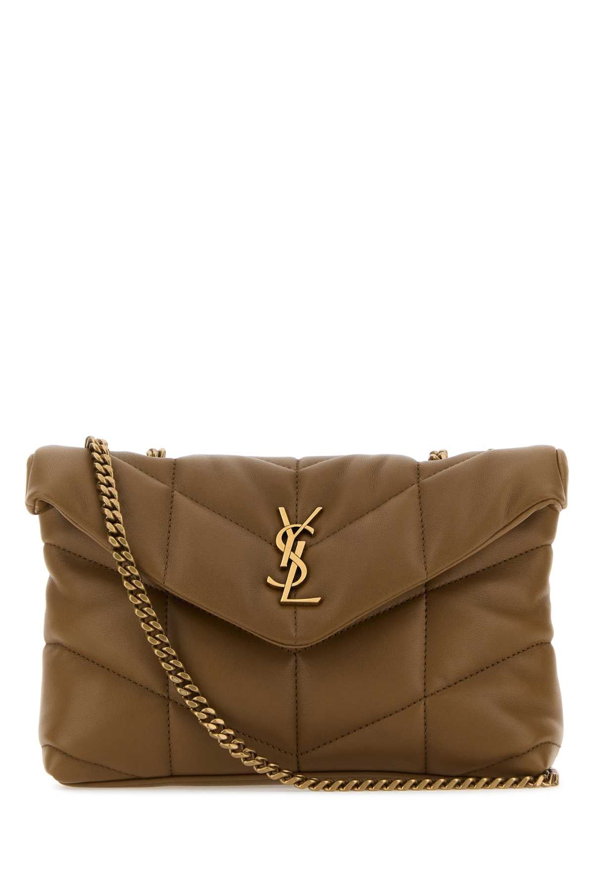 SAINT LAURENT BORSA For Women Exterior: 100% Nappa leather Lining: 100% Leather Finishing: Antiqued golden metal