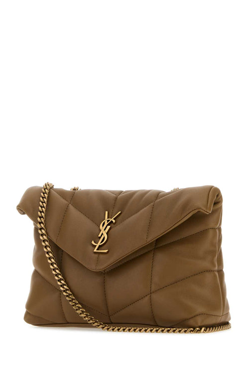 SAINT LAURENT BORSA For Women Exterior: 100% Nappa leather Lining: 100% Leather Finishing: Antiqued golden metal
