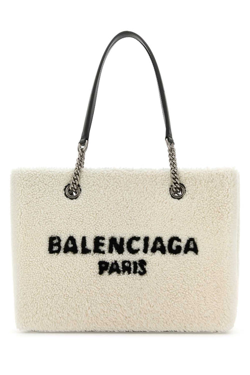 BALENCIAGA BORSA For Women Exterior: 100% Shearling Lining: 100% Fabric Finishing: Silver metal