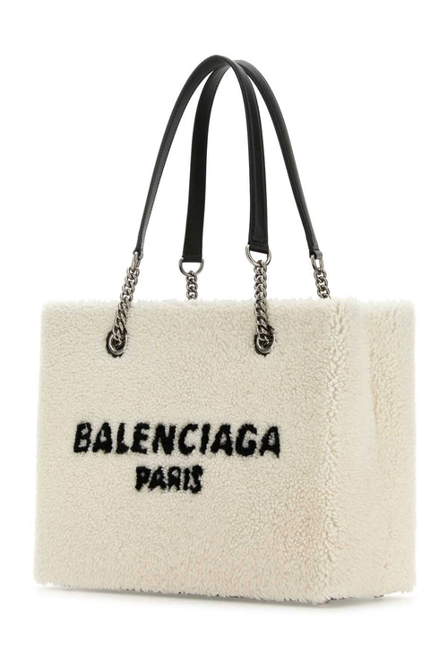 BALENCIAGA BORSA For Women Exterior: 100% Shearling Lining: 100% Fabric Finishing: Silver metal