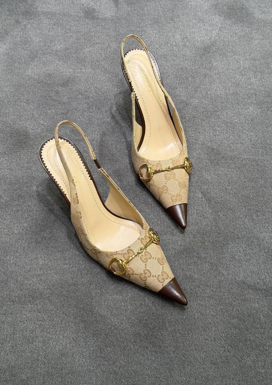 Horsebit Slingback Pump