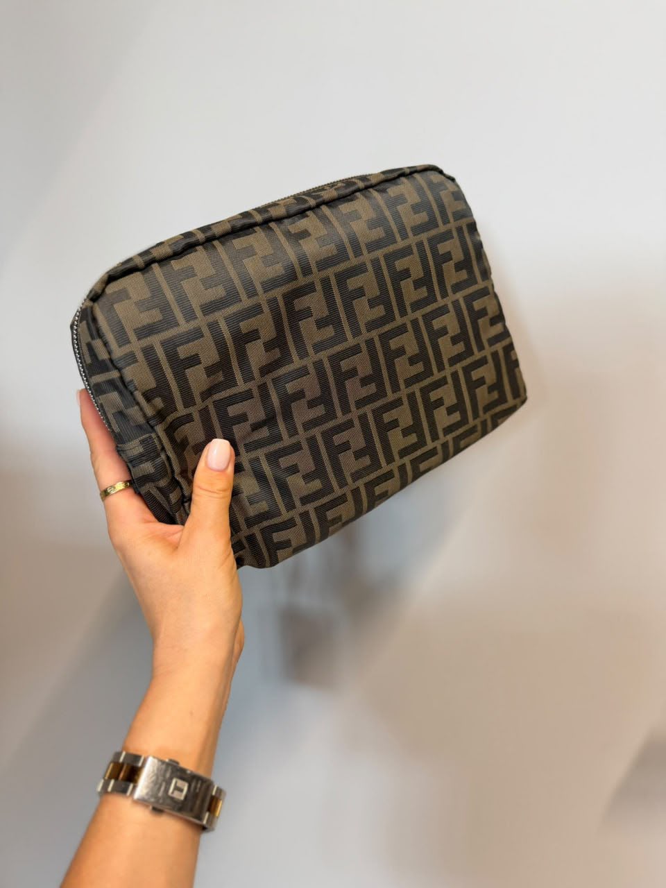 Zucca Print Cosmetic Pouch