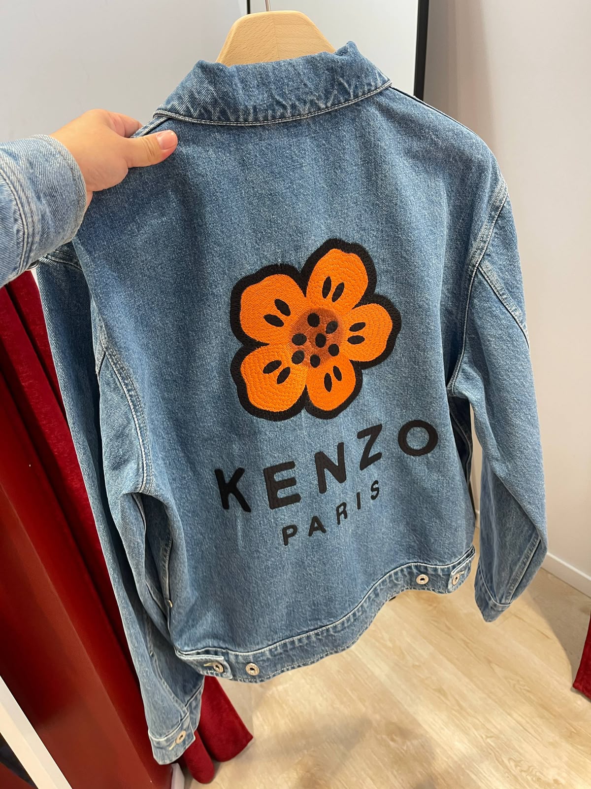 Boke Flower Denim Jacket