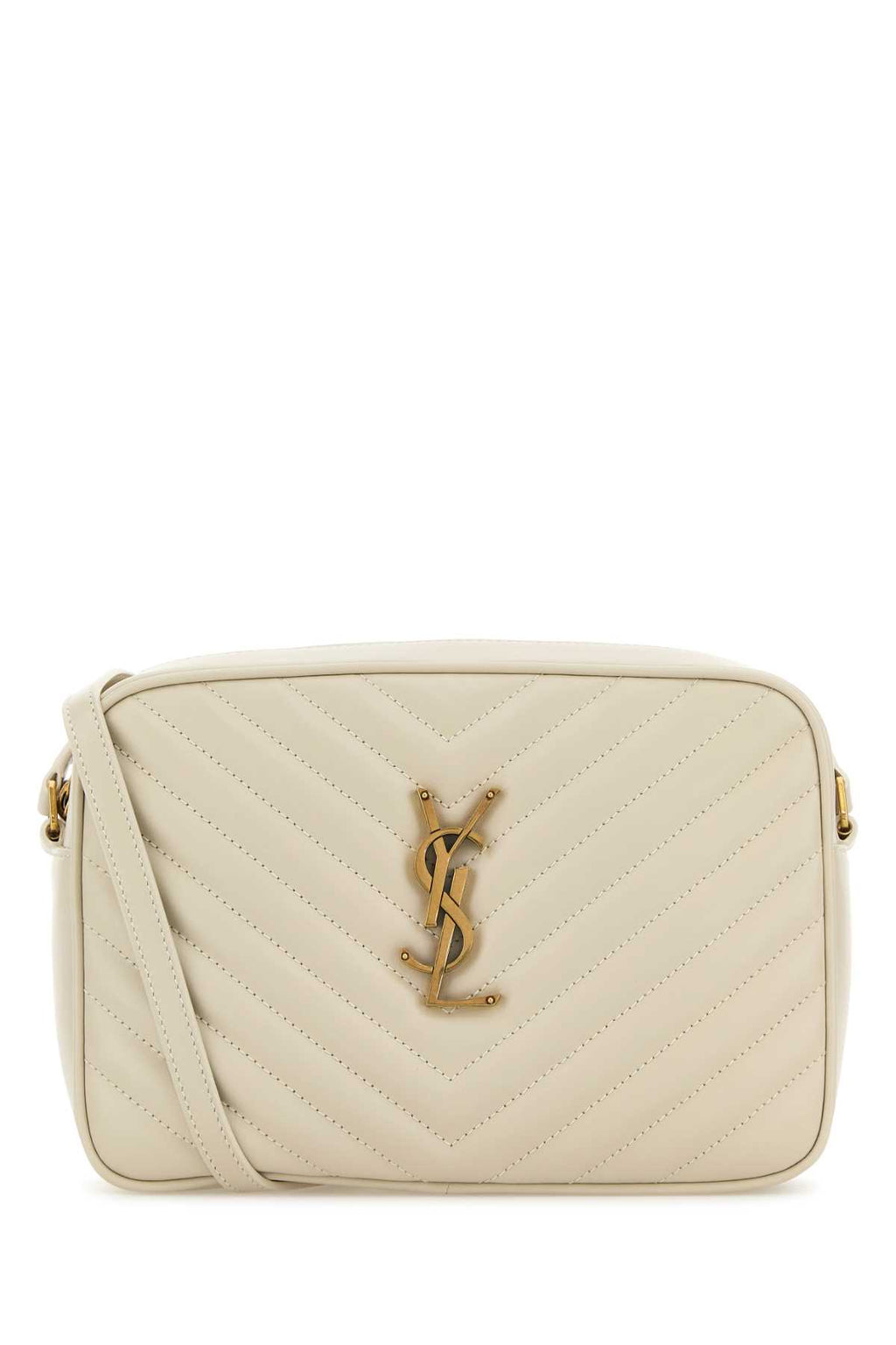 SAINT LAURENT YSL BO MNG LOU For Women Exterior: 100% Bovine leather Lining: 100% Fabric Finishing: Antiqued golden metal