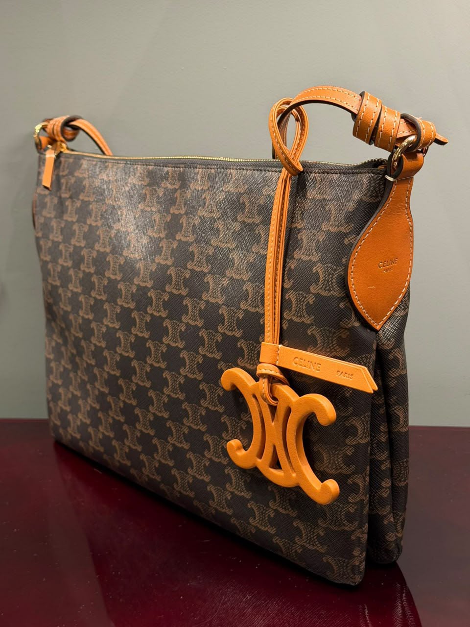 Triomphe Canvas Shoulder Bag