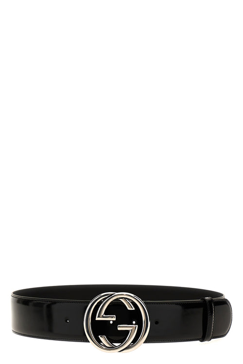 GUCCI 'Incrocio GG' belt For Women 100% leather