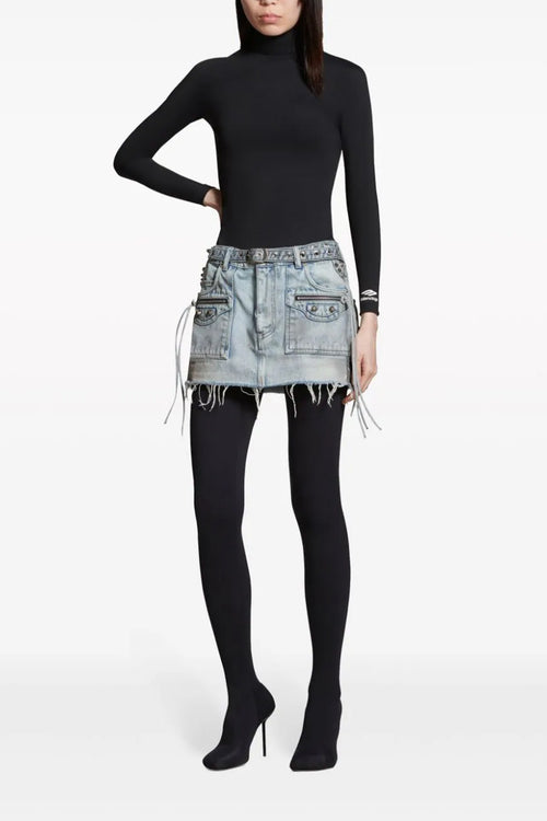 BALENCIAGA 'Cagole Mini' skirt For Women 100% cotton