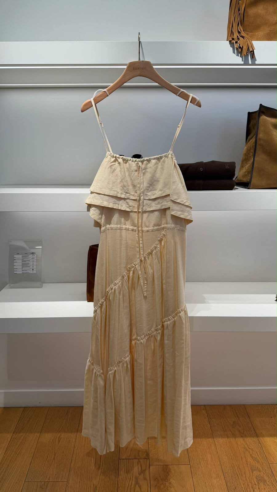 Asymmetric Ruffled Midi Dress