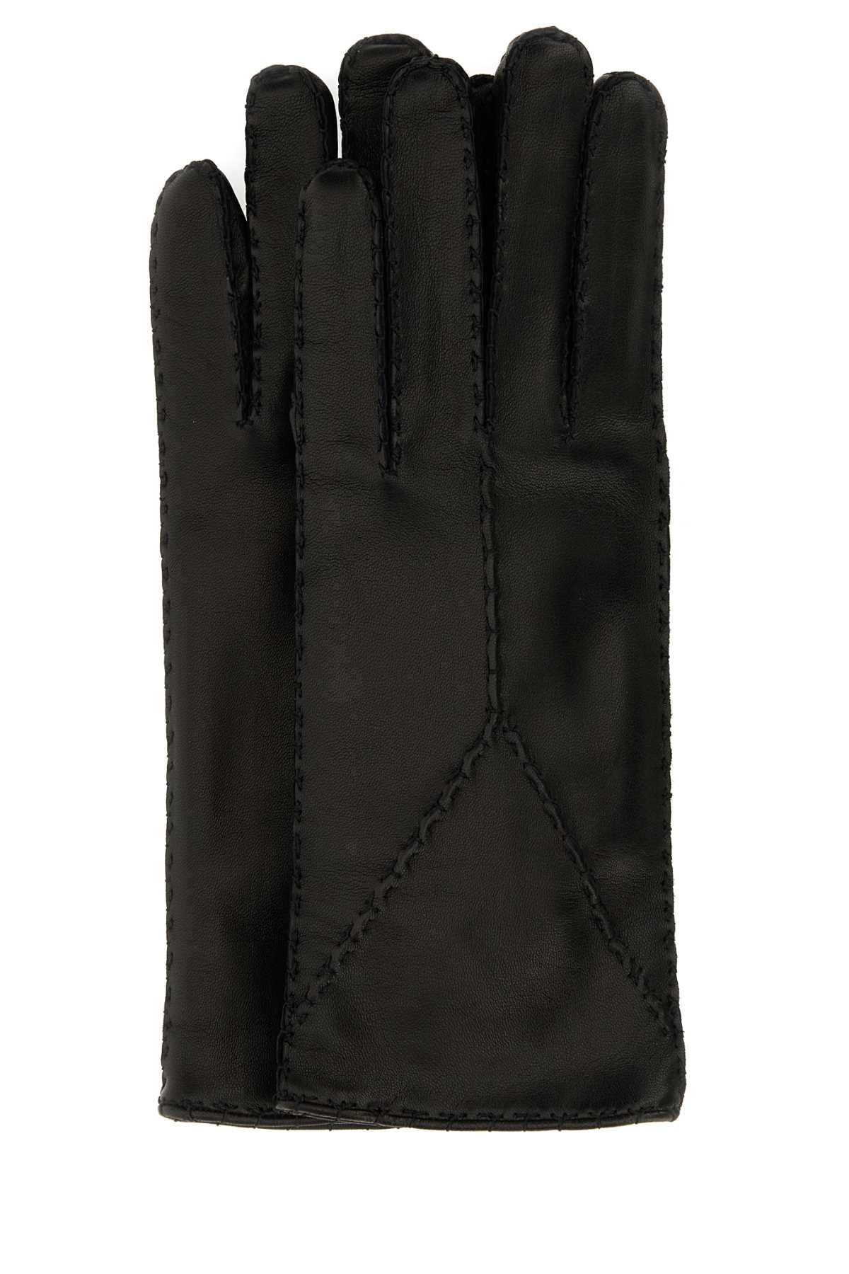 SAINT LAURENT GUANTI For Women Exterior: 100% Lamb leather Lining: 100% Silk