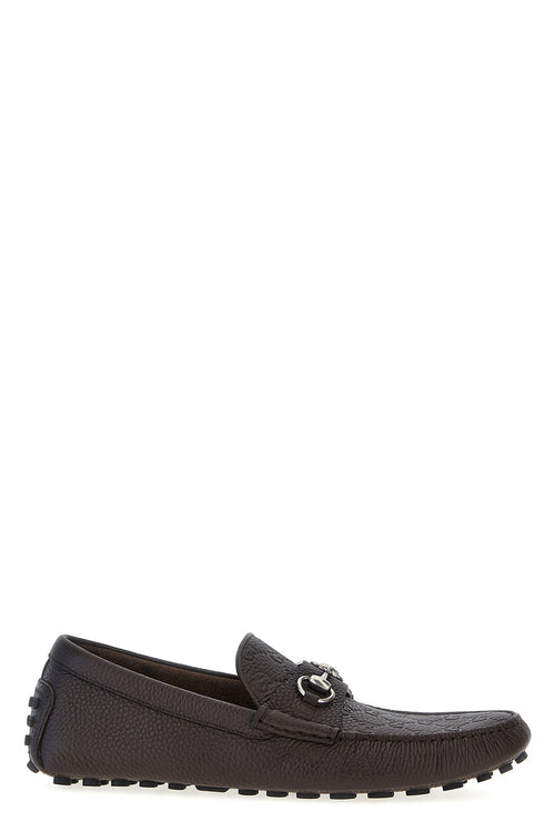 GUCCI 'Morsetto' driver loafers For Men 100% calfskin leather (Bos Taurus)