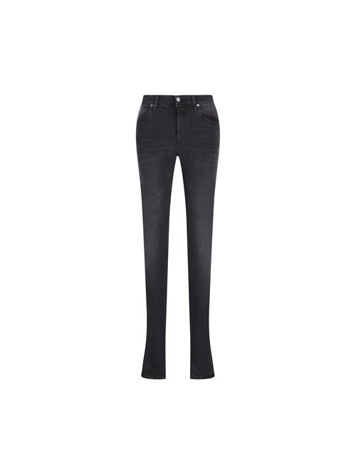 Pantalone skinny in denim di cotone