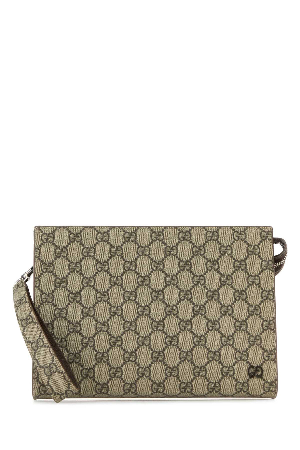 GUCCI M.POUCH GG SUPREME/DOLL.P/LUX For Men T 60% POLYURETHANE T 20% POLYESTER T 20% COTTONCALF SKINVarnishT POLYURETHANE 60%T POLYESTER 20%T POLYESTER 20%
