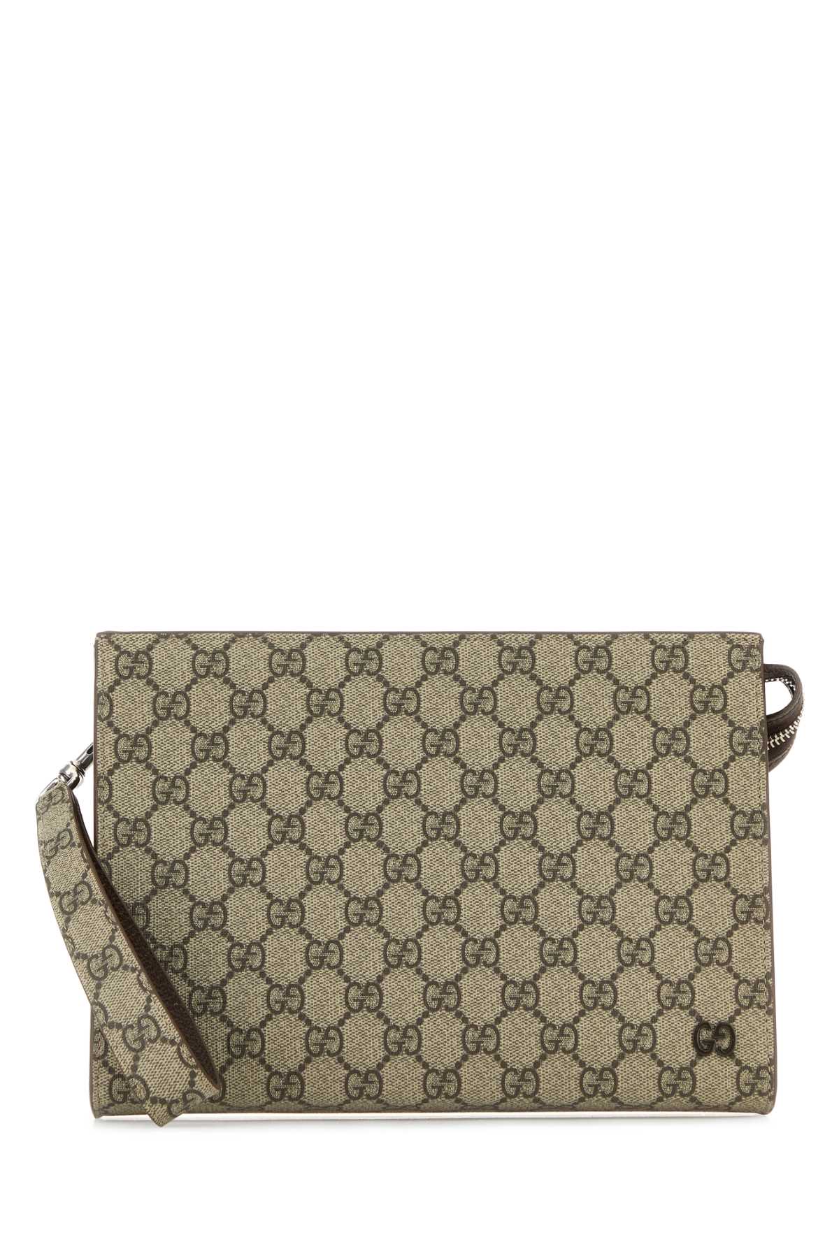 GUCCI M.POUCH GG SUPREME/DOLL.P/LUX For Men T 60% POLYURETHANE T 20% POLYESTER T 20% COTTONCALF SKINVarnishT POLYURETHANE 60%T POLYESTER 20%T POLYESTER 20%