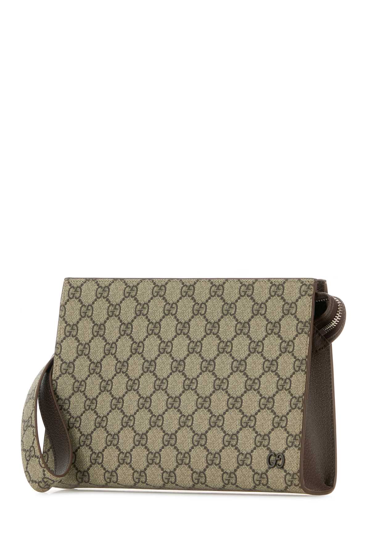 GUCCI M.POUCH GG SUPREME/DOLL.P/LUX For Men T 60% POLYURETHANE T 20% POLYESTER T 20% COTTONCALF SKINVarnishT POLYURETHANE 60%T POLYESTER 20%T POLYESTER 20%