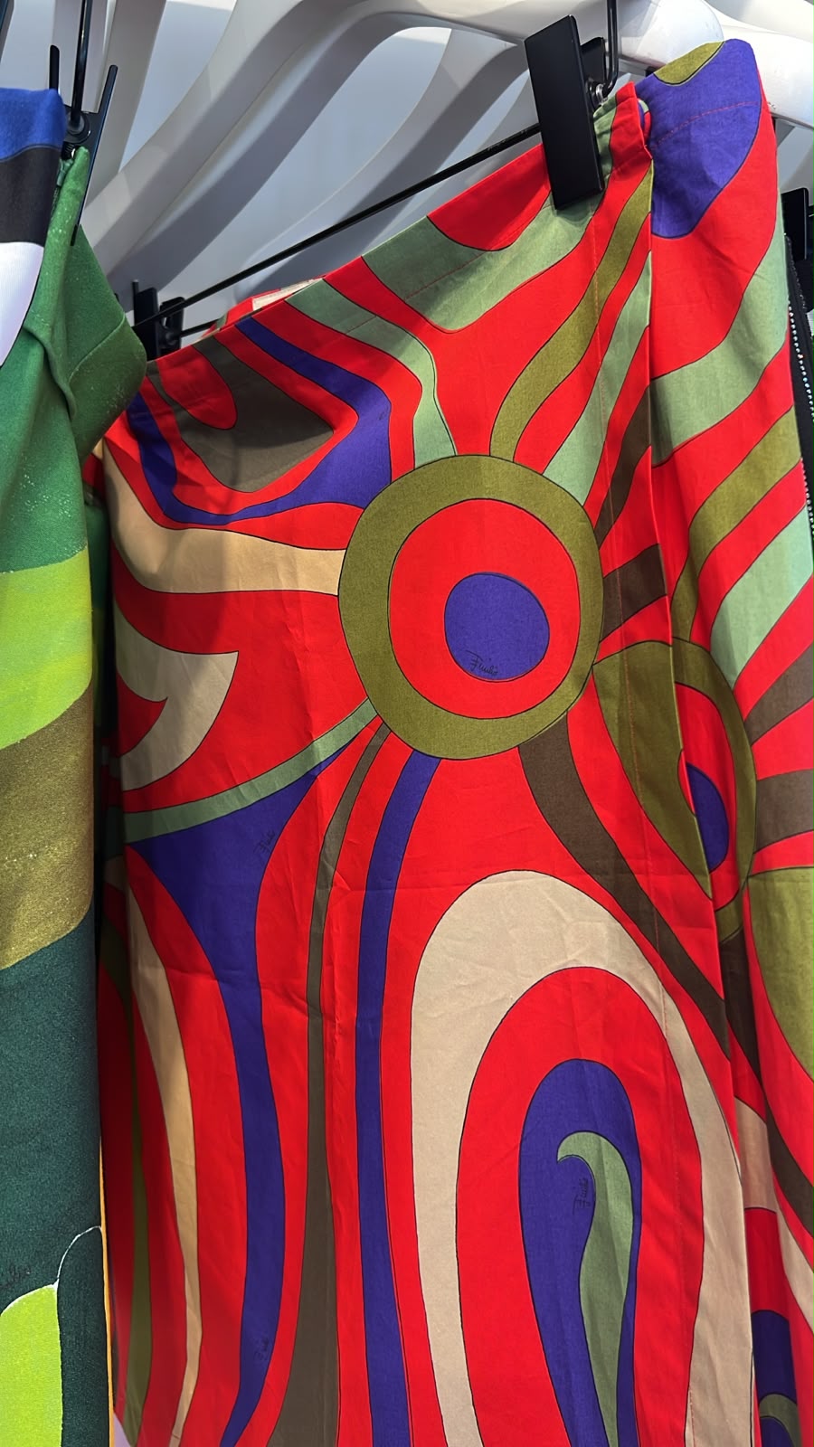 Printed Midi Skirt