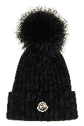 Pompon wool beanie