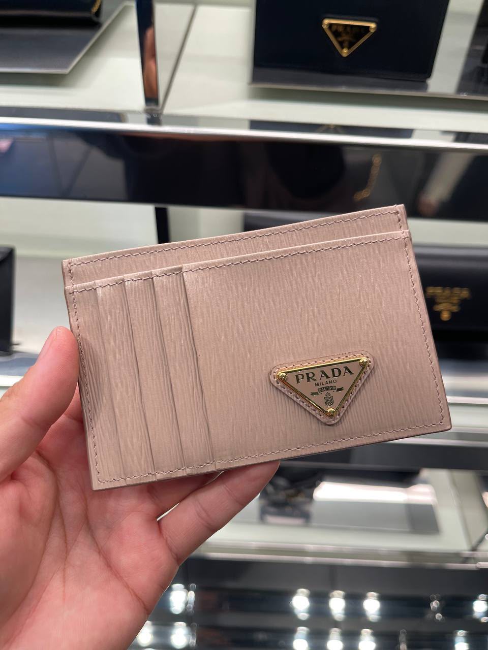 Saffiano Leather Card Holder