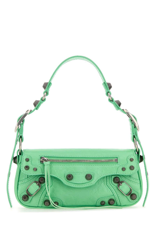 BALENCIAGA BORSA For Women Exterior: 100% Lamb Lining: 100% Fabric Finishing: Antiqued silver metal