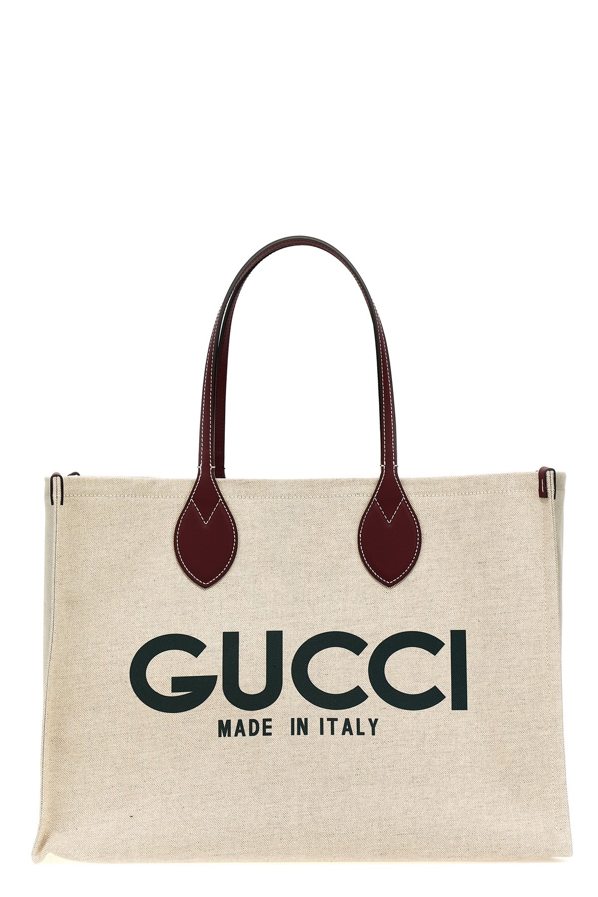 GUCCI 'Gucci' shopping bag For Women 59% polyurethane 24% cotton 17% linen
