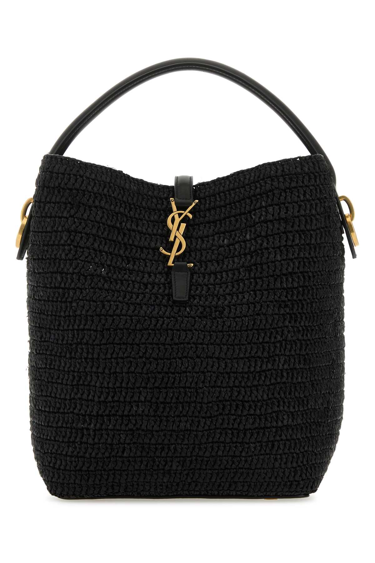 SAINT LAURENT BORSA For Women Exterior: 100% Raffia Finishing: Antiqued golden metal
