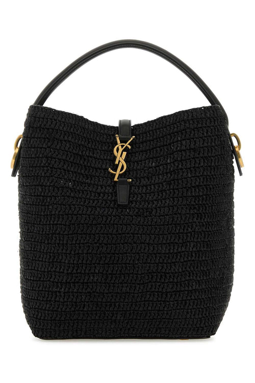 SAINT LAURENT BORSA For Women Exterior: 100% Raffia Finishing: Antiqued golden metal