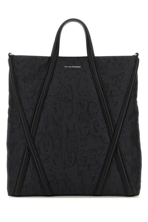 ALEXANDER MCQUEEN BORSA For Men Exterior: 100% Nylon 100% Leather Lining: 100% Nylon Finishing: Silver metal