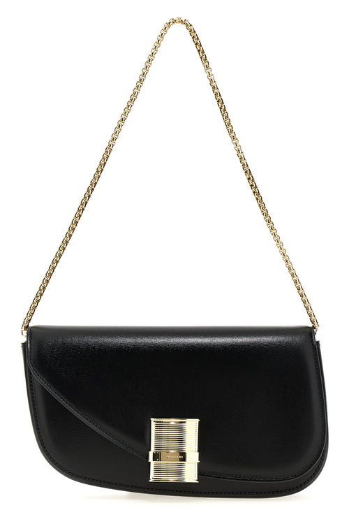 FERRAGAMO 'Fiamma XS' shoulder bag For Women 100% calfskin leather (Bos Taurus)