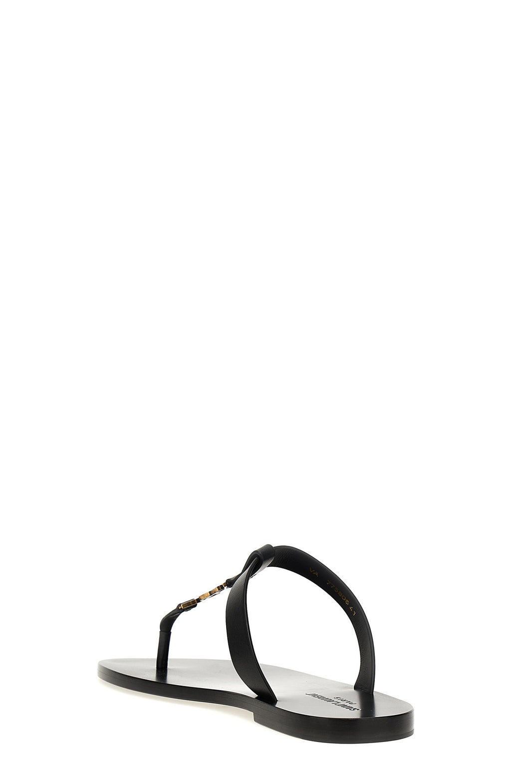 SAINT LAURENT 'Cassandre' sandals For Men 100% calfskin leather (Bos Taurus)