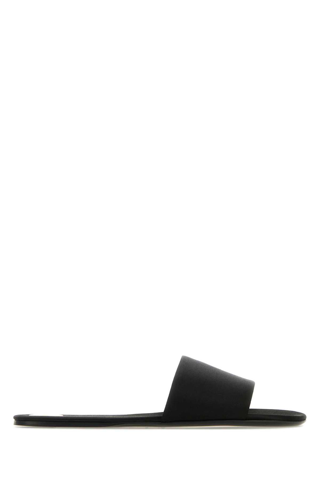 SAINT LAURENT SLIPPERS For Women Exterior: 72% Viscose 28% Silk Interior: 72% Viscose 28% Silk Sole: Leather