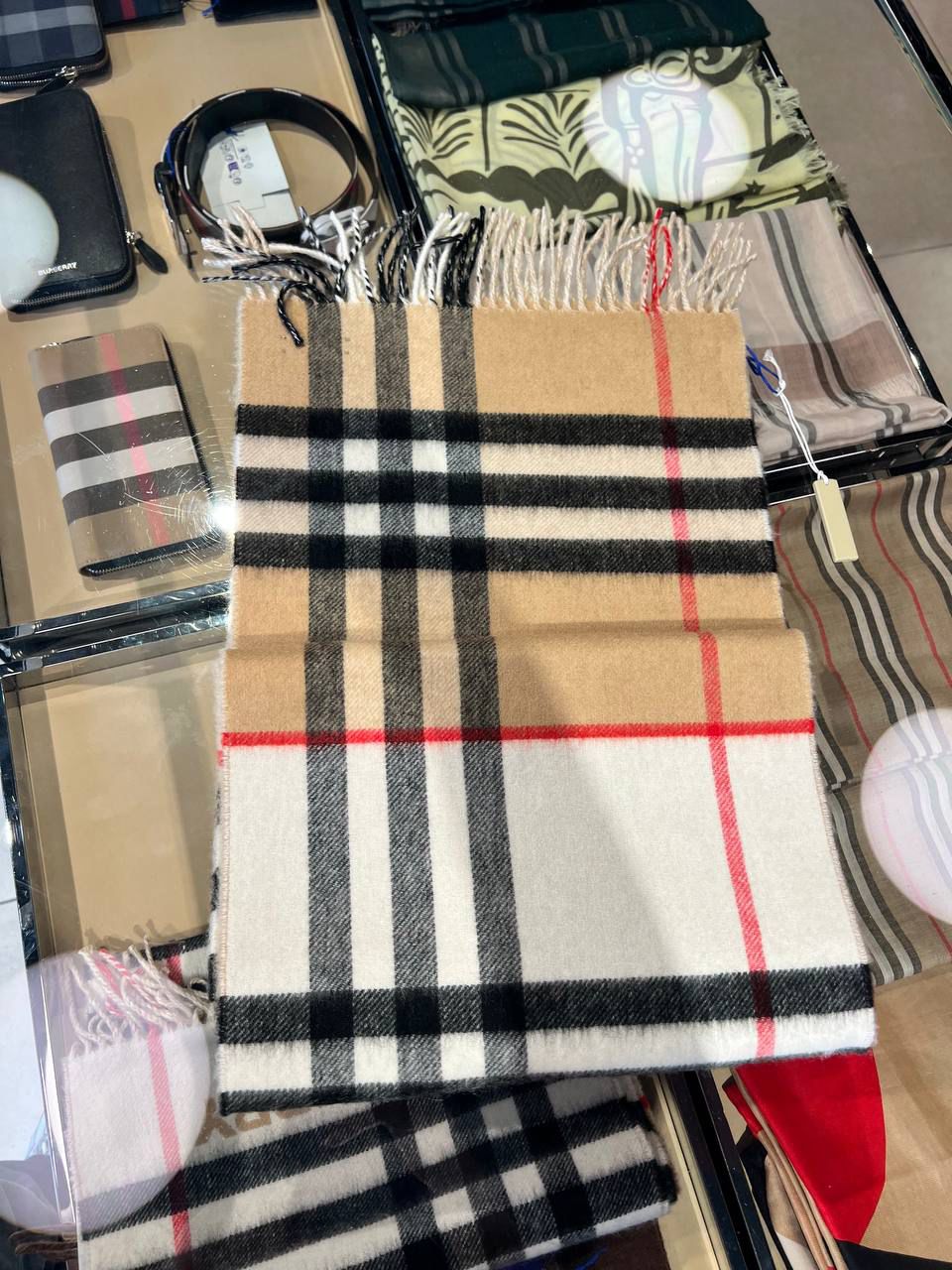 Classic Check Cashmere Scarf