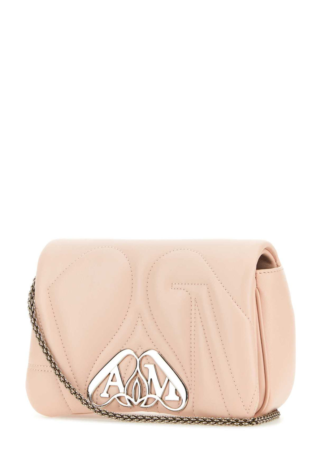 ALEXANDER MCQUEEN BORSA For Women Exterior: 100% Lamb Lining: 100% Pelle Finishing: Metallo argentato