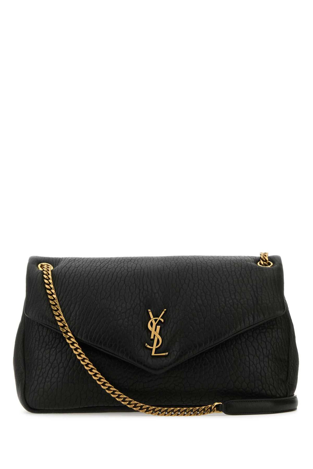 SAINT LAURENT YSL BO L CALYPSO W_HAKA MOIRA For Women Exterior: 100% Lamb leather Lining: 100% Fabric Finitura: Antiqued silver brass