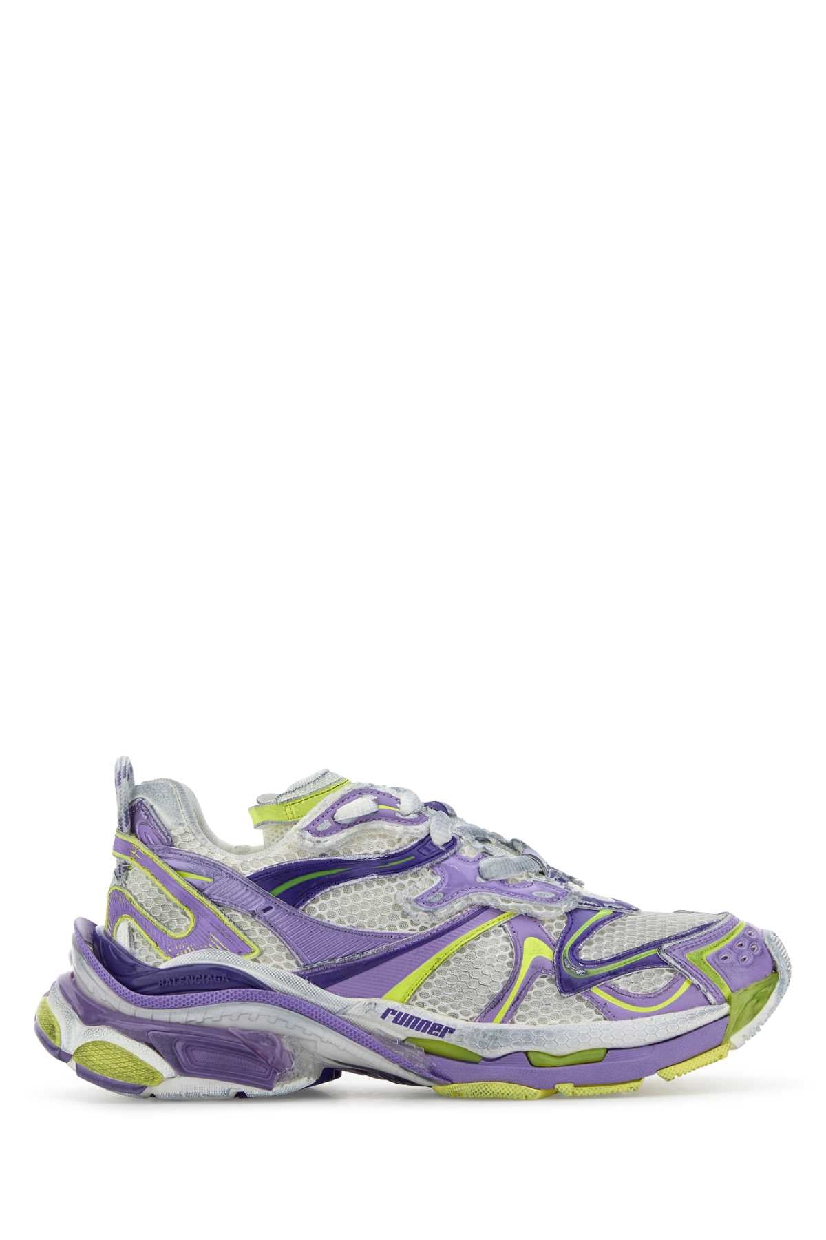 BALENCIAGA RUNNER 2 For Women Exterior: 100% Fabric 100% Nylon 100% Rubber Interior: 100% Fabric Sole: Rubber