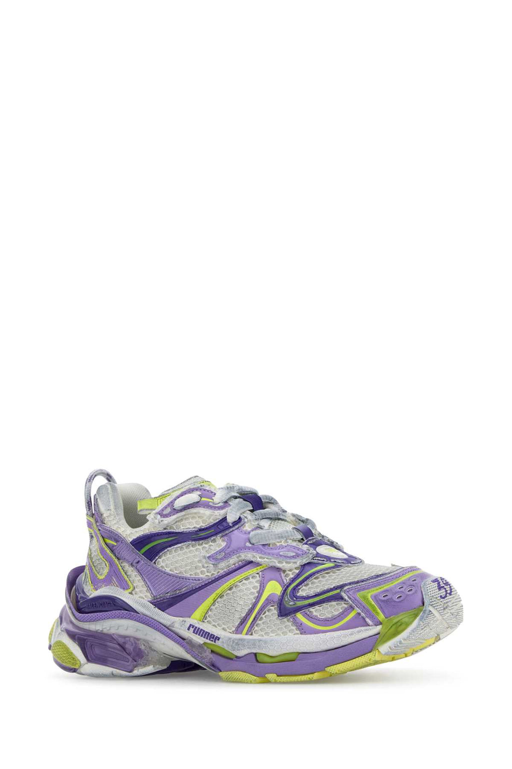 BALENCIAGA RUNNER 2 For Women Exterior: 100% Fabric 100% Nylon 100% Rubber Interior: 100% Fabric Sole: Rubber