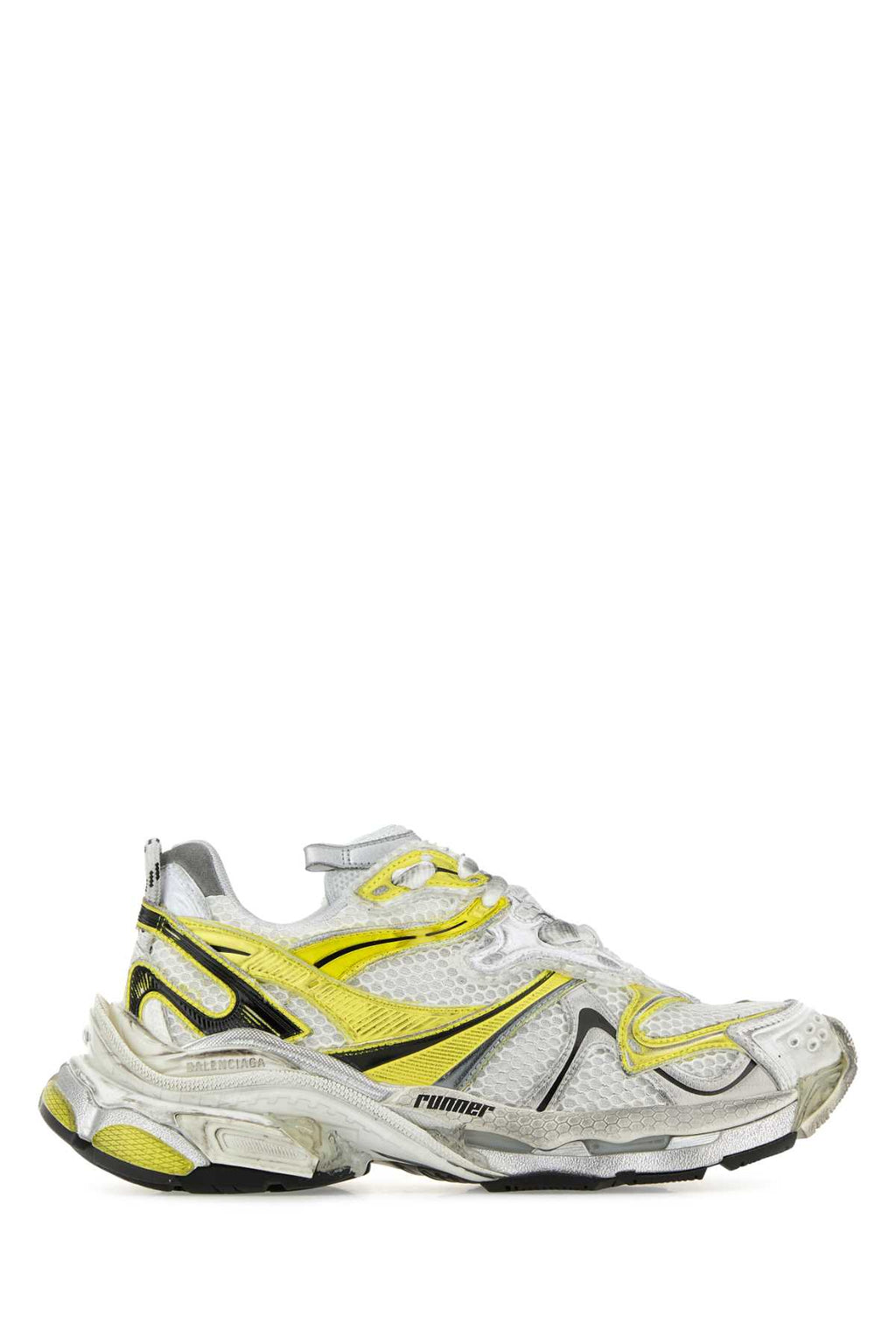 BALENCIAGA RUNNER 2 For Men Exterior: 100% Fabric 100% Nylon 100% Rubber Interior: 100% Fabric Sole: Rubber