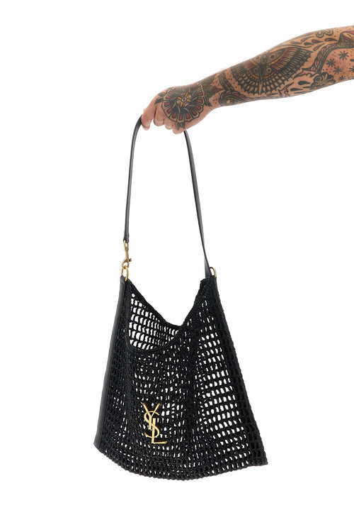 SAINT LAURENT 'Oxalis' shoulder bag For Men 100% RAFFIA