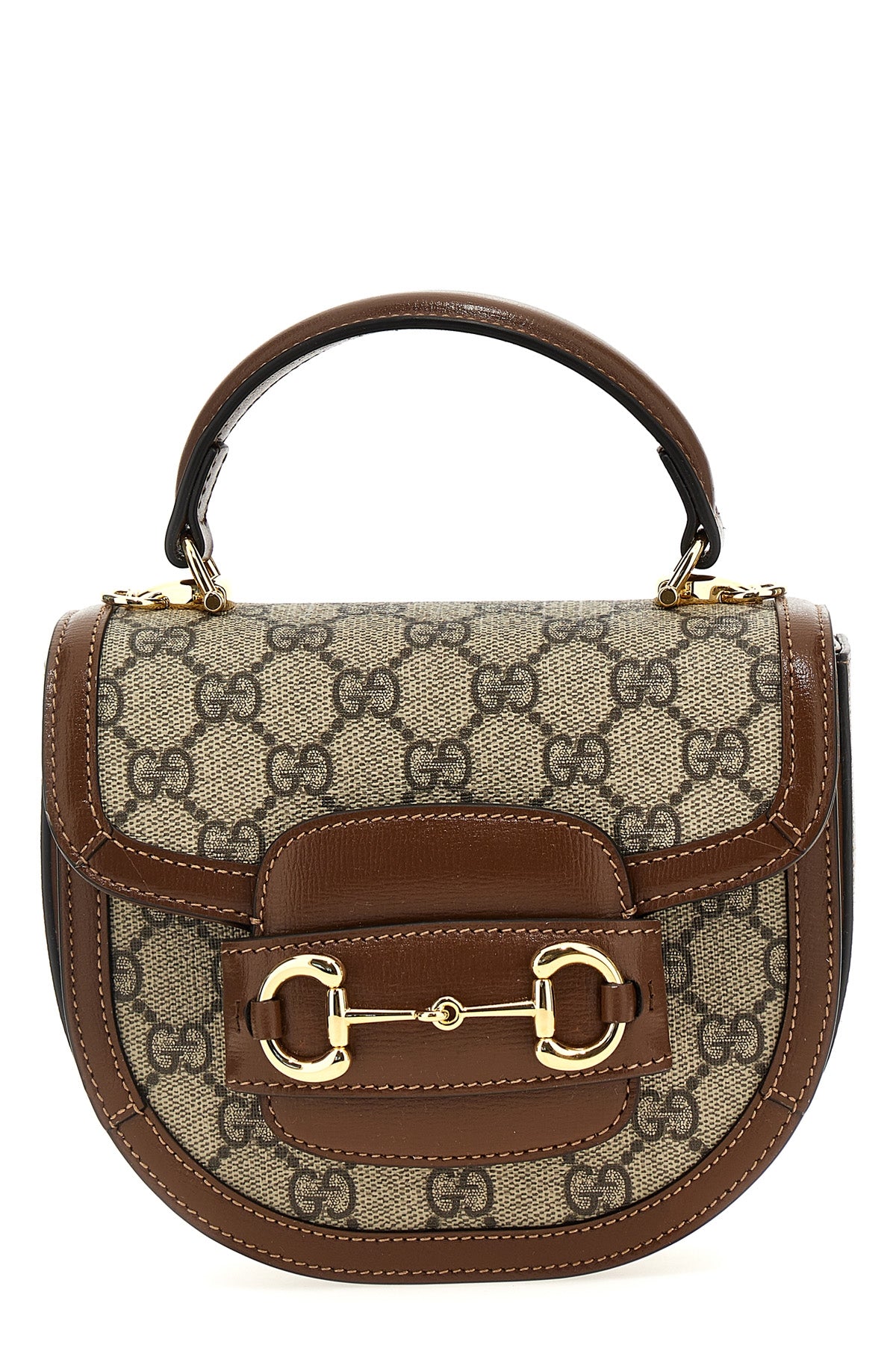 GUCCI 'Gucci Horsebit 1955' handbag For Women 60% polyurethane 20% cotton 20% polyester