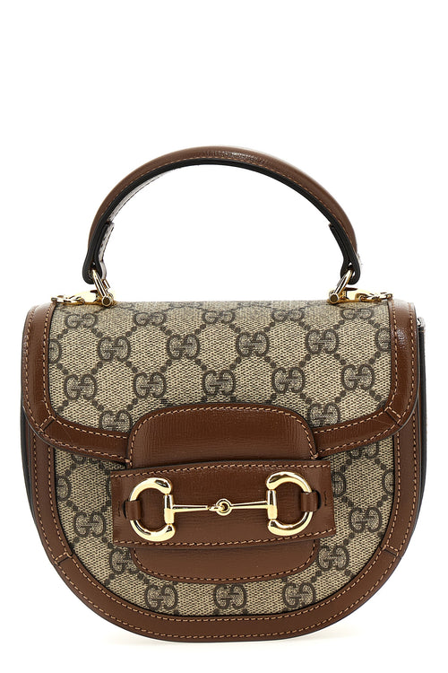 GUCCI 'Gucci Horsebit 1955' handbag For Women 60% polyurethane 20% cotton 20% polyester