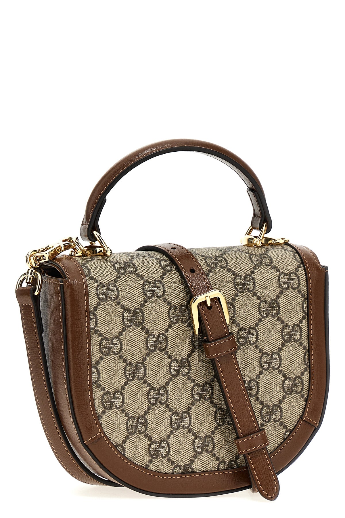 GUCCI 'Gucci Horsebit 1955' handbag For Women 60% polyurethane 20% cotton 20% polyester