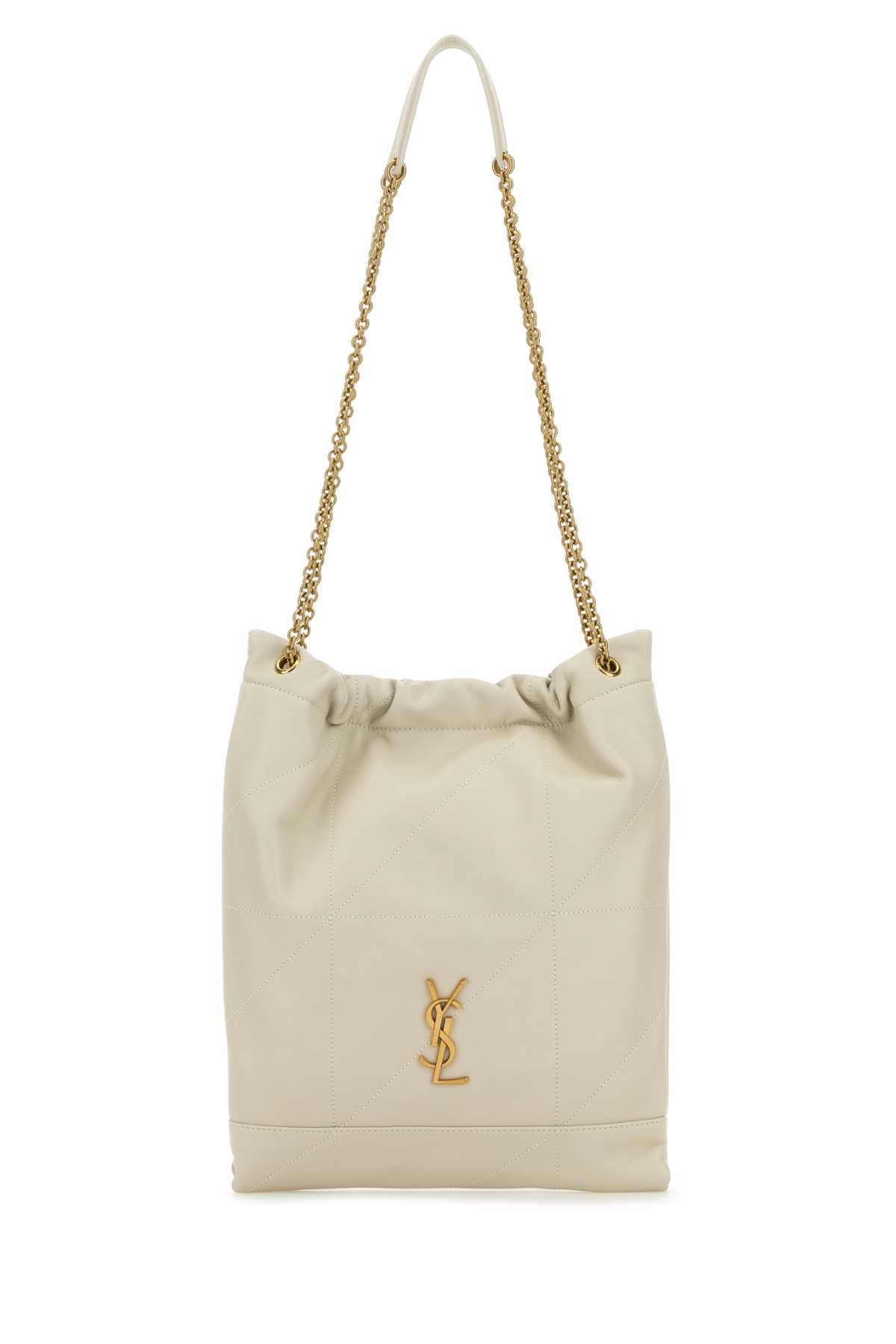 SAINT LAURENT YSL BO JAMIE 4.3 POC For Women Exterior: 100% Lamb Lining: 100% Leather Finishing: Antiqued golden metal