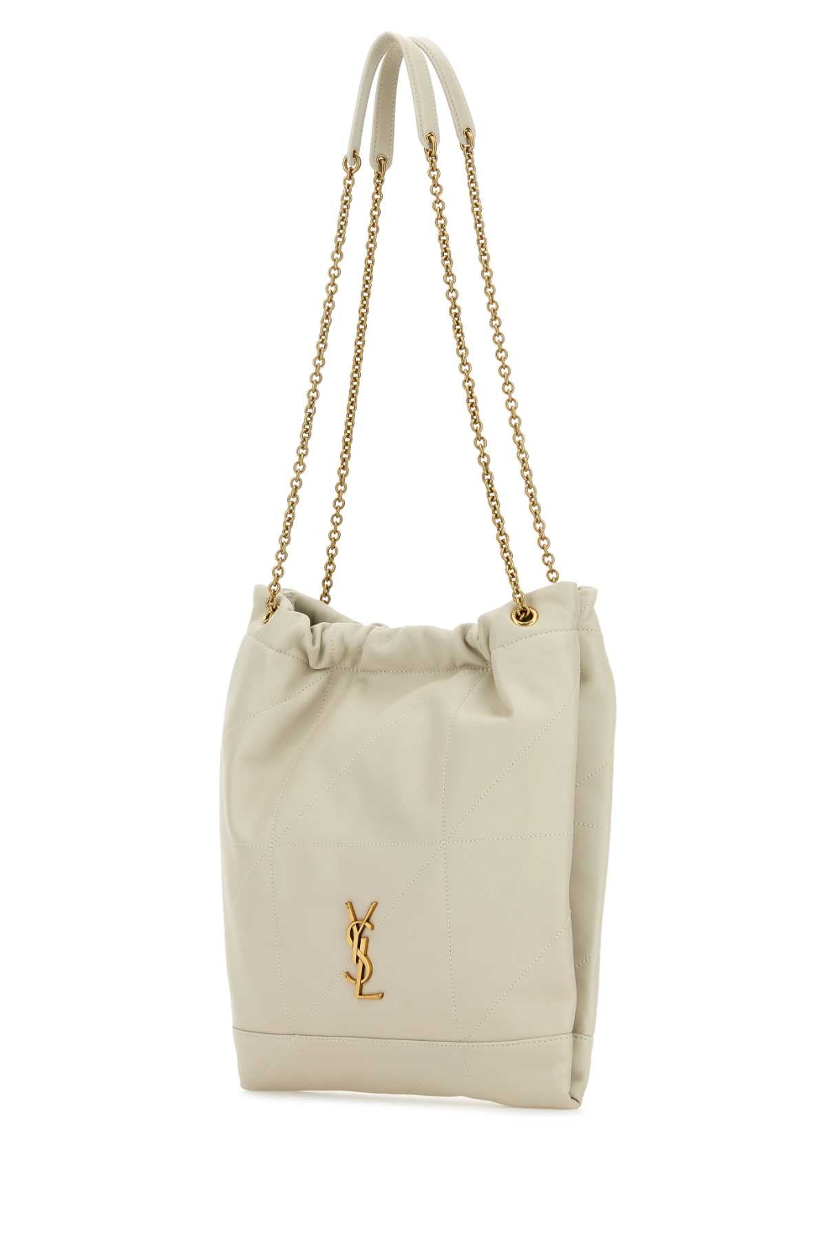 SAINT LAURENT YSL BO JAMIE 4.3 POC For Women Exterior: 100% Lamb Lining: 100% Leather Finishing: Antiqued golden metal