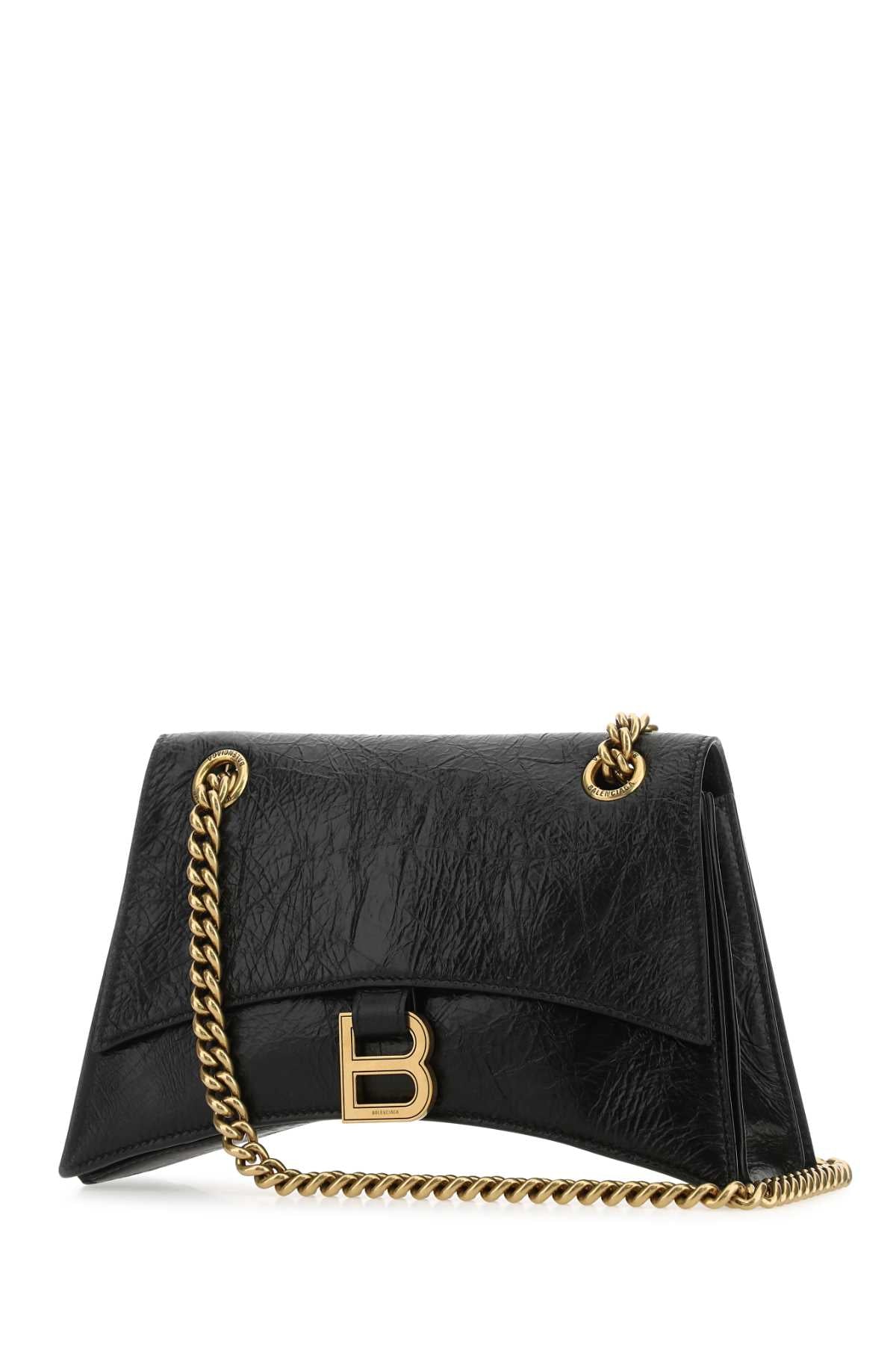 BALENCIAGA CRUSH CHAIN BAG S For Women Exterior: 100% Calf Lining: 100% Leather Finishing: Antiqued golden metal