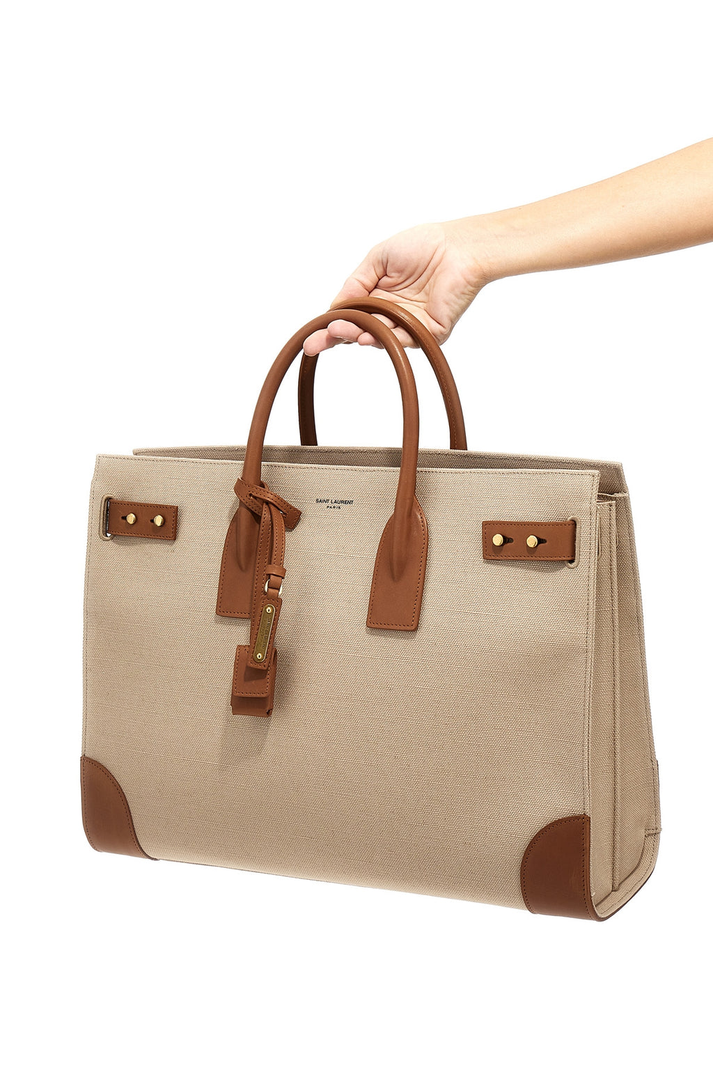 SAINT LAURENT 'Sac De Jour' large handbag For Unisex 100% cotton