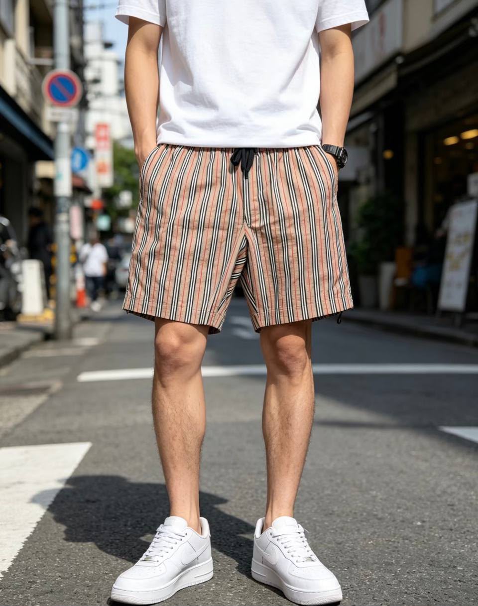 Icon Stripe Drawcord Shorts